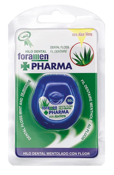 Dental Floss with Fluoride and Aloe - Mentholated – FORAMEN SL, Dental Floss - Sticks - Toothpicks