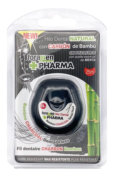 Zahnseide CHARCOAL – FORAMEN SL, Zahnseide - Hölzer - Zahnstocher