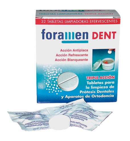 Foramen DENT Denture Cleaning Tablets 32 Units – FORAMEN SL, Instrument Disinfection