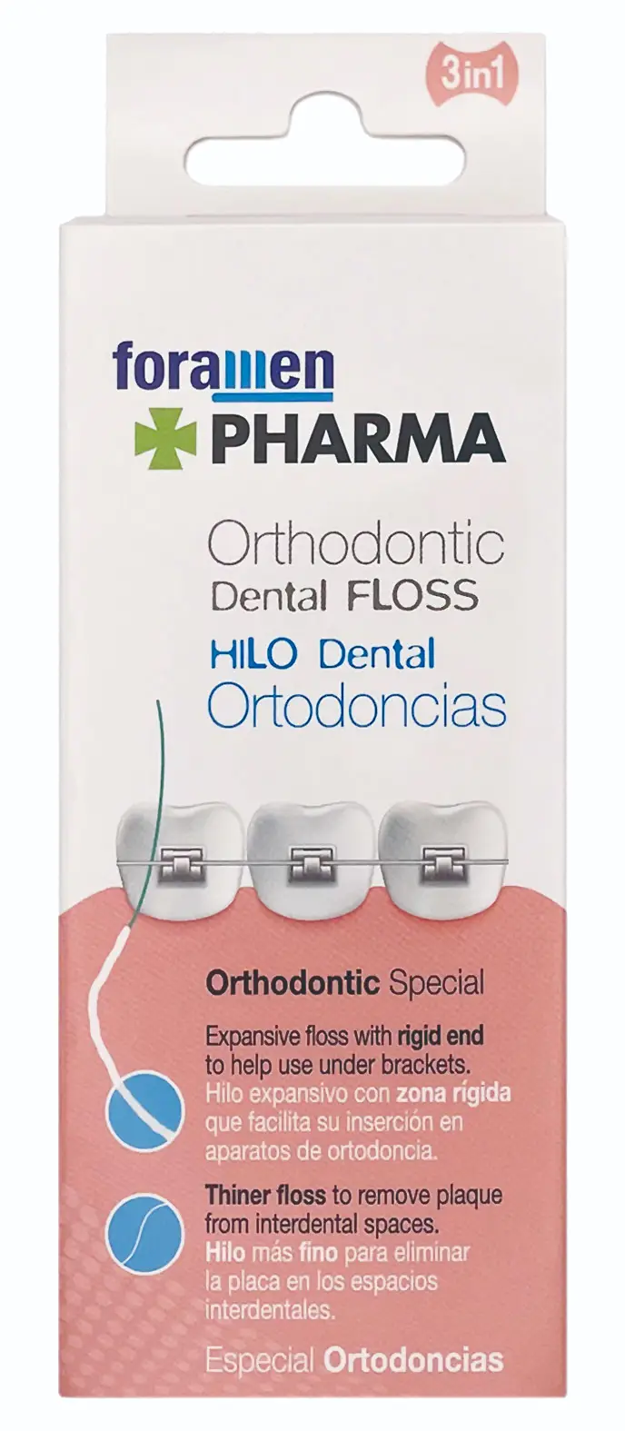 ZAHNSEIDE FÜR KIEFERORTHOPÄDIE – FORAMEN SL, Interdental Cleaners