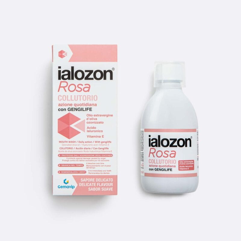 ialozon® Rosa Collutorio – Gemavip SRL, Mundspüllösungen
