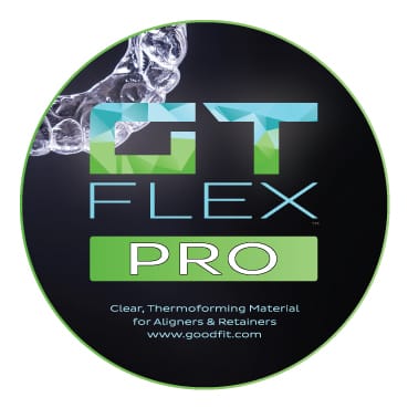 GT FLEX PRO 0.8mm (0.03") Thick 120mm Circle (10 Sheets) – GOOD FIT TECHNOLOGIES LLC, Kieferorthopädie