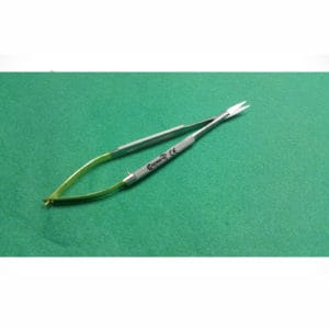 1 EACH PREMIUM GRADE CASTROVIEJO MICRO SCISSORS 6" STR WITH GOLD HANDLE SURGICAL