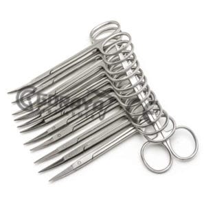 NEW 12 Iris Scissors 4.5" Curved Surgical Dental Instruments