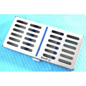 NEW DENTAL AUTOCLAVE STERILIZATION CASSETTE RACK BOX TRAY FOR 7 INSTRUMENTS