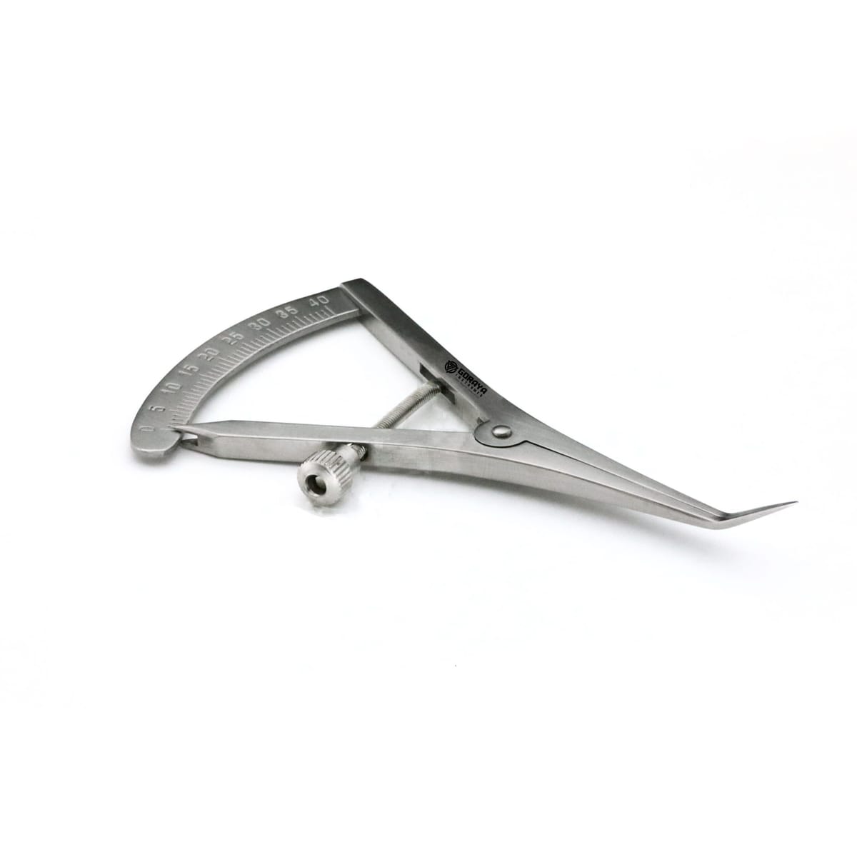 CASTROVIEJO BONE CALIPER, CURVED – GORAYA INSTRUMED, Surgical Instruments