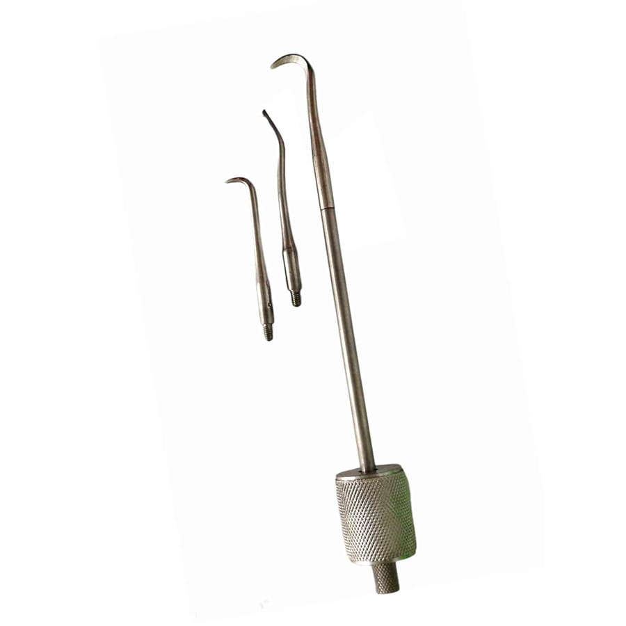 Extractor para Puentes y Coronas. Panorama – Grimberg Dentales S.A., Zemente