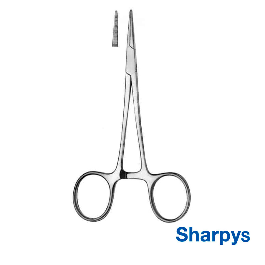 Sharpys Pinza Halstead - Mosquito Recta 12cm – Grimberg Dentales S.A., Surgical Hand Instruments
