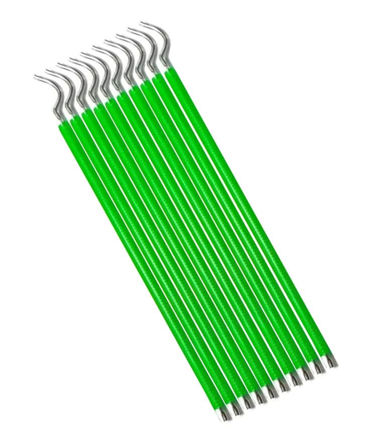 Bastón Elástico Verde 10x100. – Grimberg Dentales S.A., Elastic Ligatures & Chains