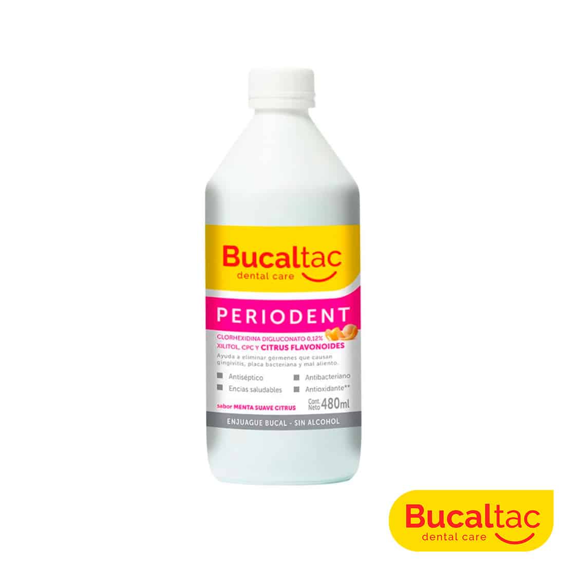 BUCAL TAC Periodent Enjuague Citrus Flavonoides 480 ml.