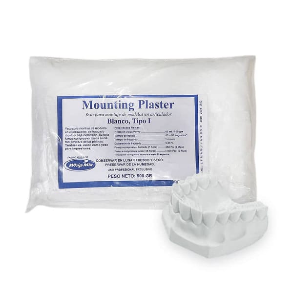 Yeso Mounting Plaster 500g. Whip Mix
