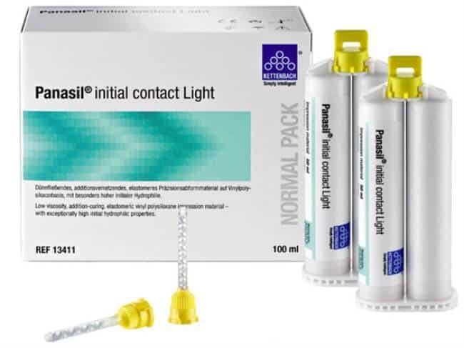 Panasil Initial Contact Light 2x50ml. Kettenbach – Grimberg Dentales S.A., A-Silicones