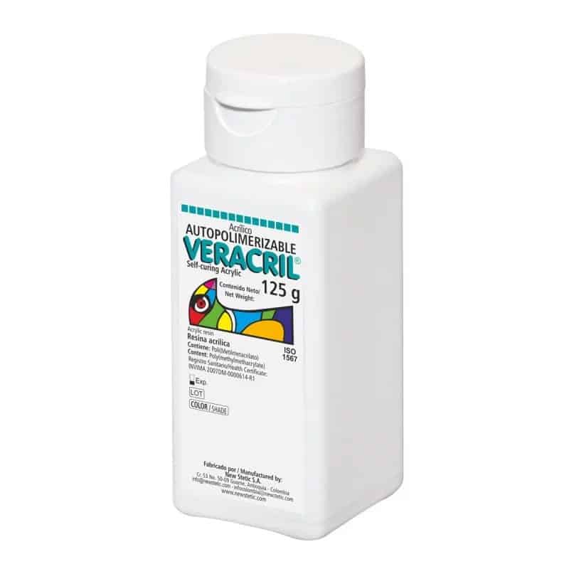 Resina Acrílica 125 grs. Veracril – Grimberg Dentales S.A., Acrylic Resins