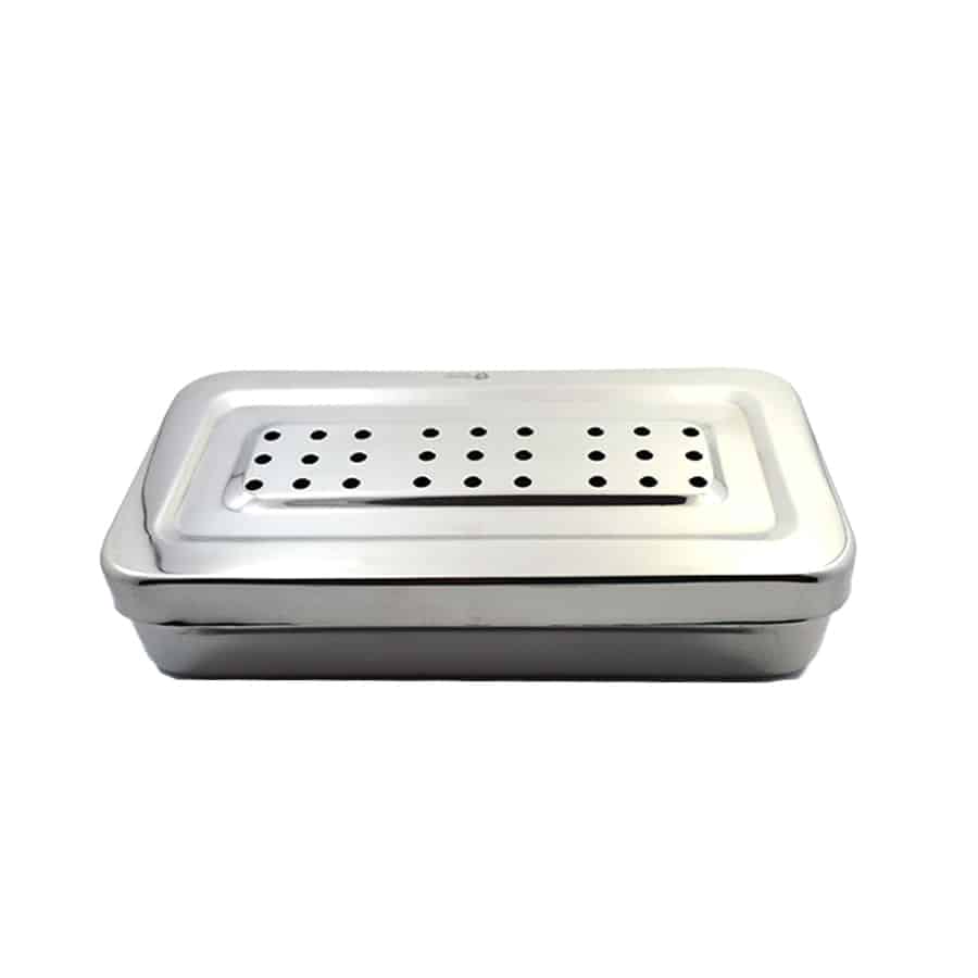 Caja Perforada 22x12x5. Egeo – Grimberg Dentales S.A., Sterilization Containers & Trays