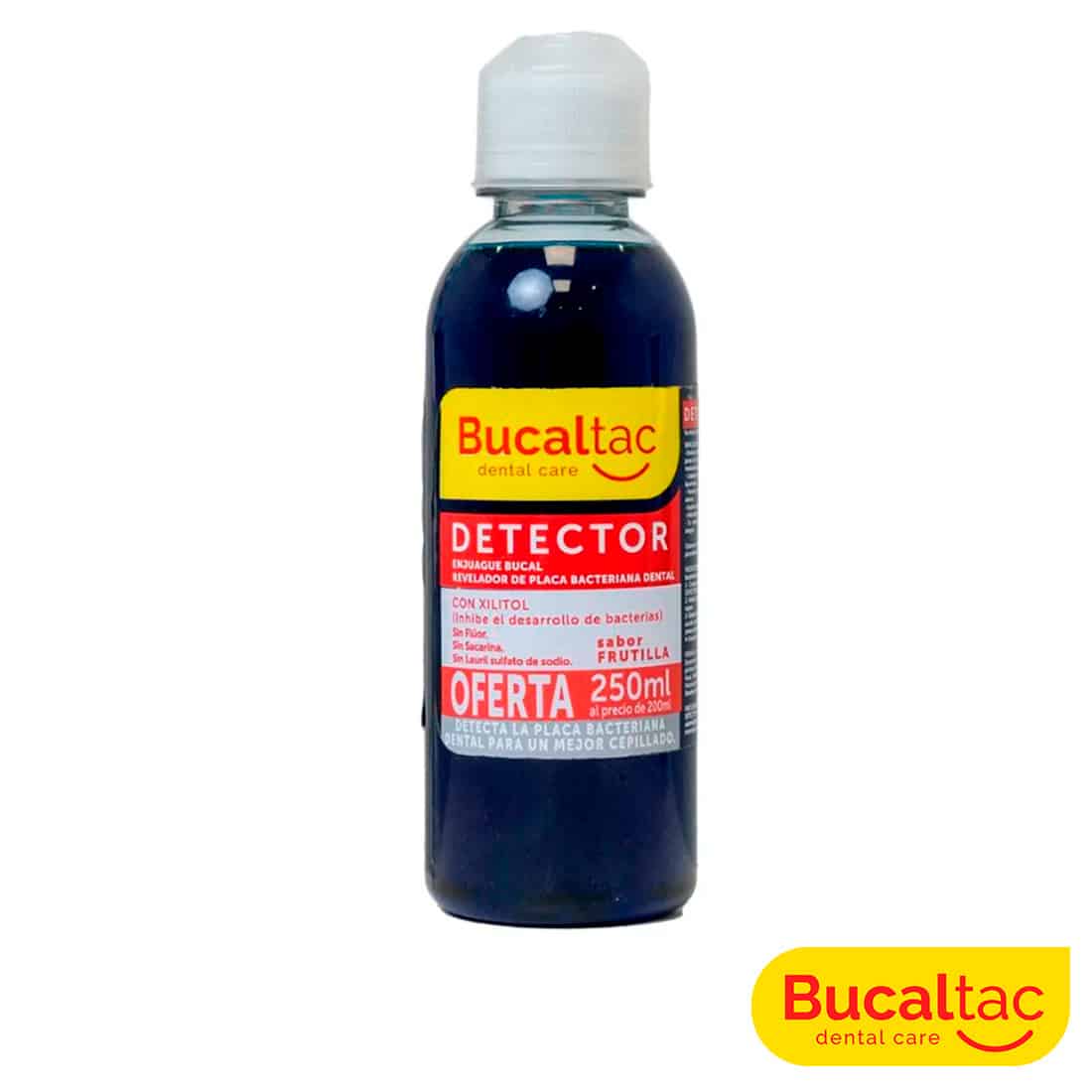 BUCAL TAC Enjuague Bucal Revelador de Placa Bacteriana – Detector 250 ml.