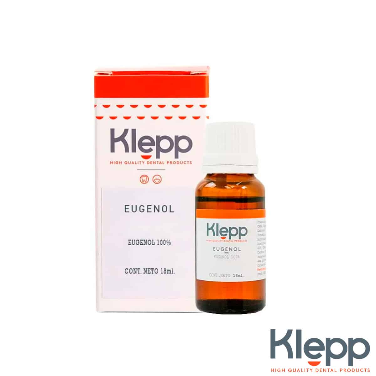 Klepp Eugenol 18 ml. – Grimberg Dentales S.A., Dental Cements