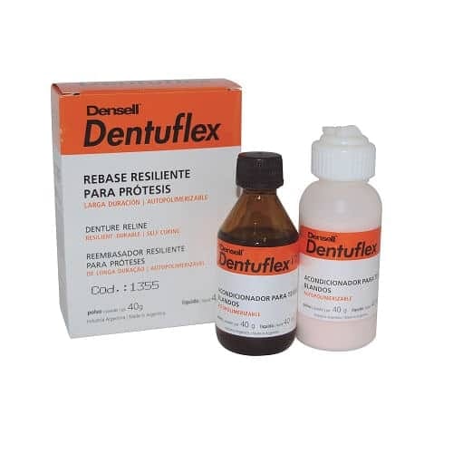 Dentuflex Rebasado Larga Duración Densell – Grimberg Dentales S.A., Prothesenkunststoffe