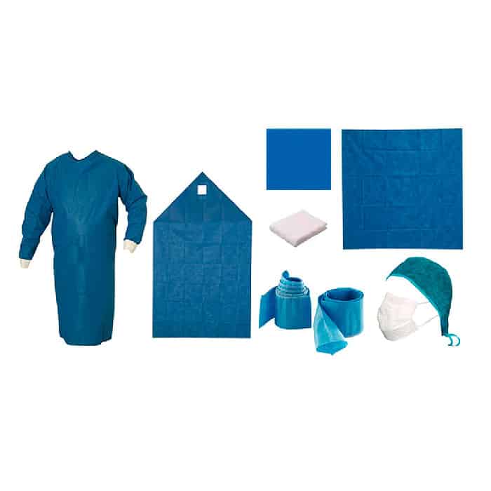 Kit Médico Descartable de un solo uso. INDU Set – Grimberg Dentales S.A., Gowns & Protective Garments