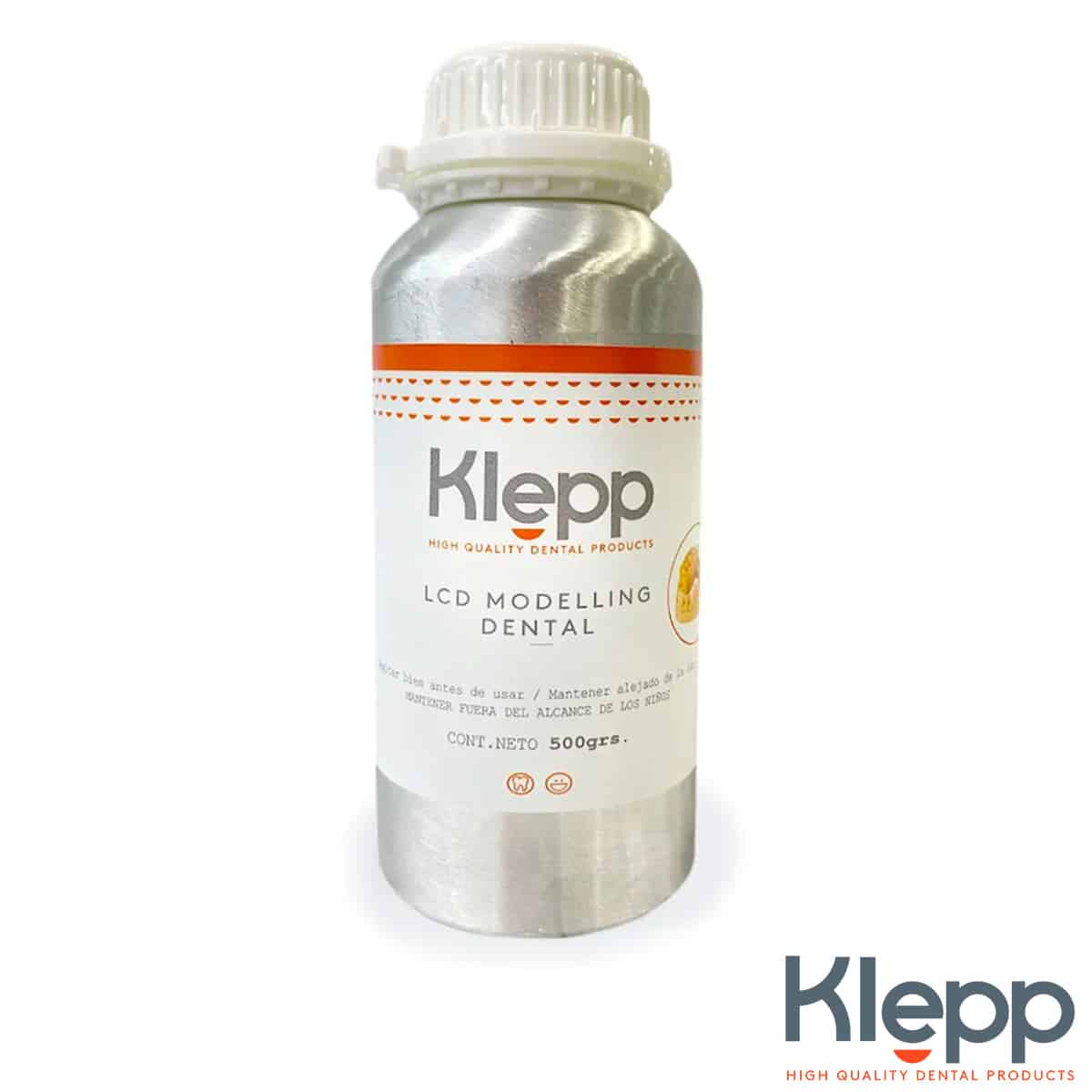 Klepp Resina 3D LCD Modelling Dental 500 g. – Grimberg Dentales S.A., 3D Printing Resins