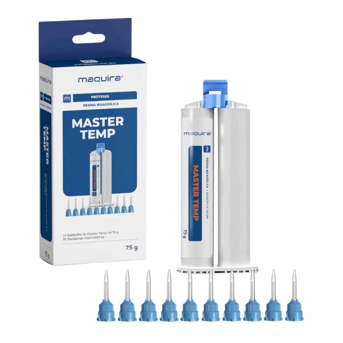 Resina Bisacrílica Master Temp. Maquira – Grimberg Dentales S.A., Provisorische Kronen