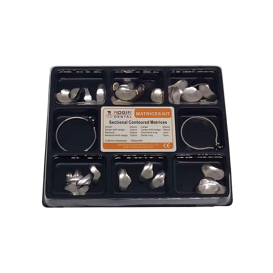 Kit Matrices c/ Anillos. Rogin – Grimberg Dentales S.A., Matrices & Matrix Systems