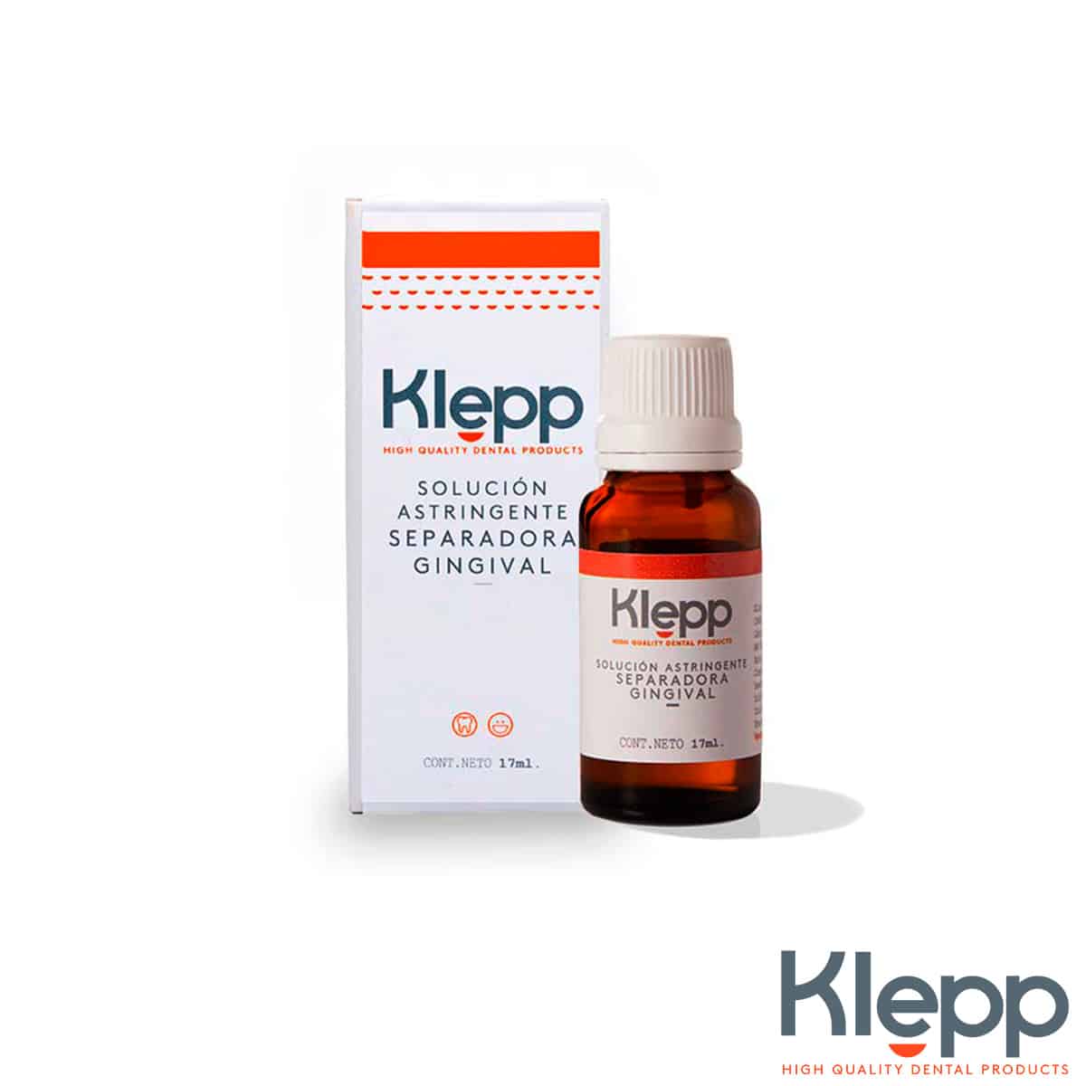 Klepp Solución Astringente Separadora Gingival 17 ml. – Grimberg Dentales S.A., Retraction Cord & Materials