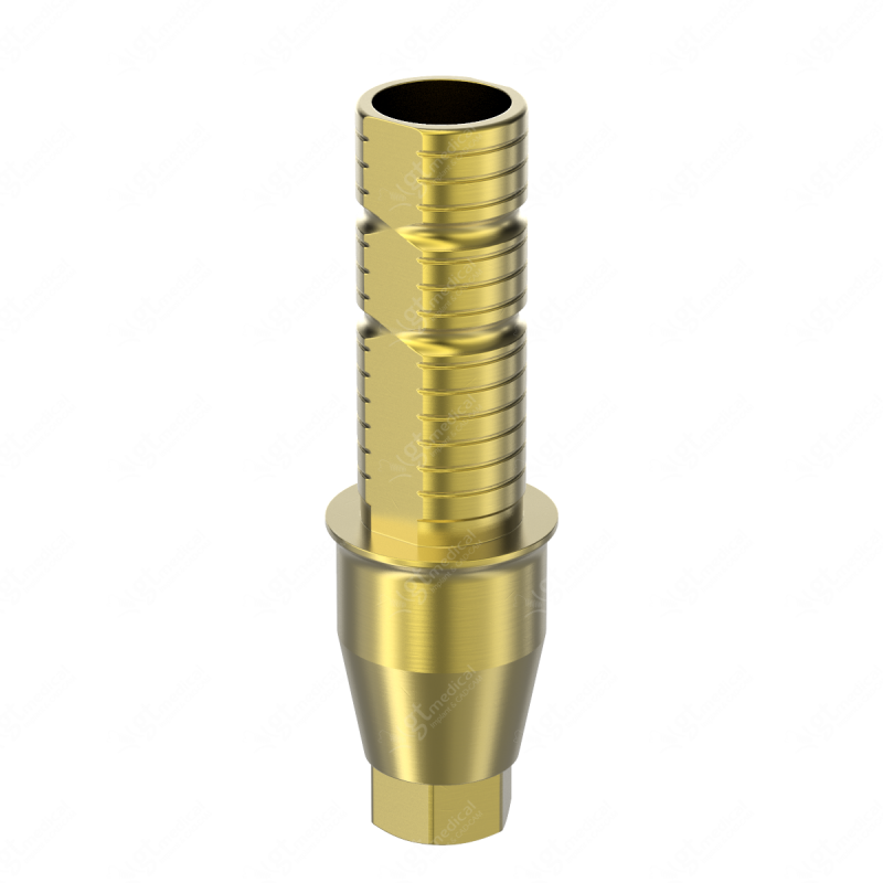 Straight Ti-Base, Non Rotational, G2.5mm compatible with Dentsply® Astra® 4.5/5.0 Lilac G36301 – GT-Medical S.L., Abutments