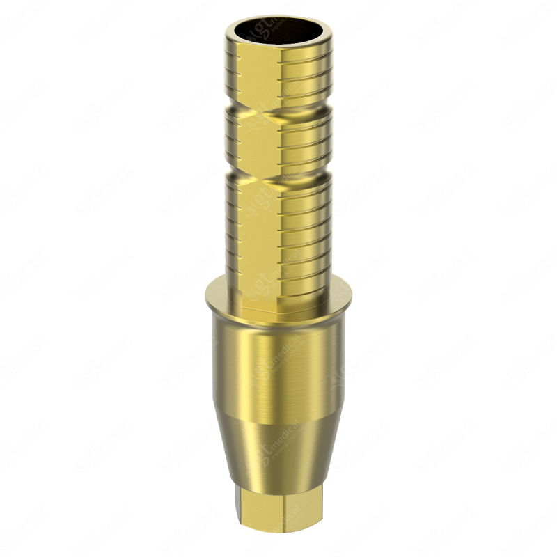 Straight Ti-Base, Non Rotational, G3.5mm compatible with Dentsply® Astra® 4.5/5.0 Lilac G36303 – GT-Medical S.L., Abutments