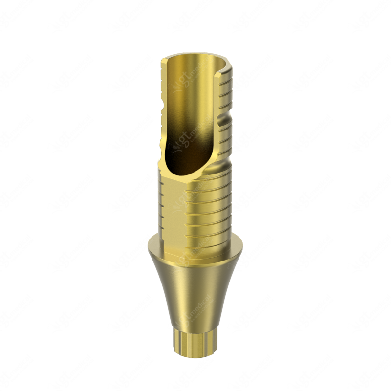 Angled Ti-Base, Non Rotational, G3.0mm compatible with Dentsply® Astra® 3.0 Yellow G36822 – GT-Medical S.L., Abutments