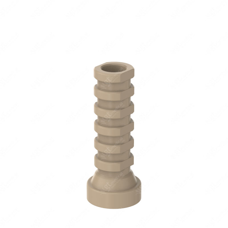Temporary Abutment, Univ, Rotational, Peek for Multi-Unit RP compatible with Biomet 3i® External P5.0 G009063 – GT-Medical S.L., Abutments