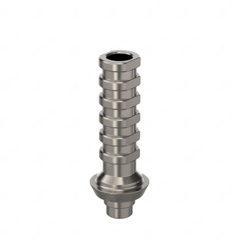 Temporary Abutment, Univ, Rotational, Titanium compatible with Biomet 3i® Certain® P4.1 G009136 – GT-Medical S.L., Abutments