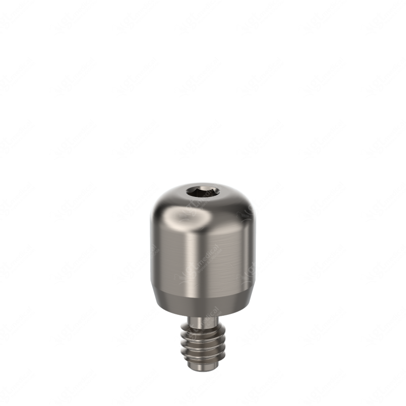 Healing Abutment, G5.0mm, D4.6mm, Hex 1.20 compatible with Best Fit® e-Clean Regular G01030 – GT-Medical S.L., Healing Abutments