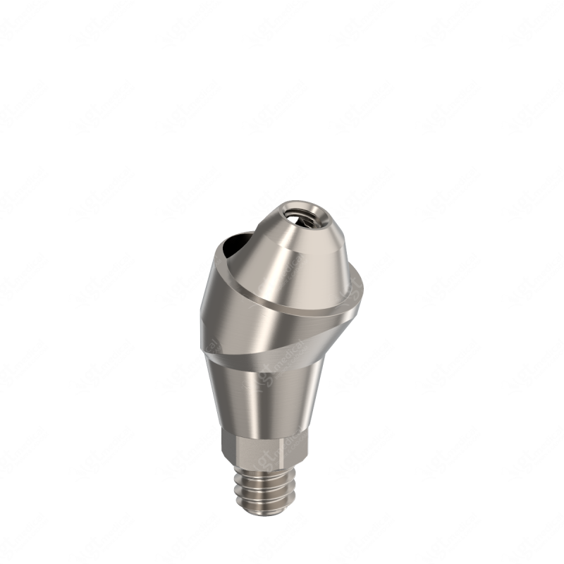MU Angled Transepithelial with screw, G5.0mm, A17° compatible with Best Fit® s-Clean Regular/Wide G15095 – GT-Medical S.L., Abutments