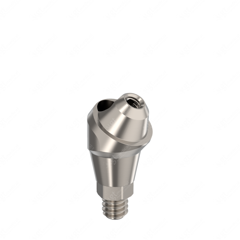 MU Angled Transepithelial with screw, G5.0mm, A30° compatible with Best Fit® s-Clean Regular/Wide G15097 – GT-Medical S.L., Abutments