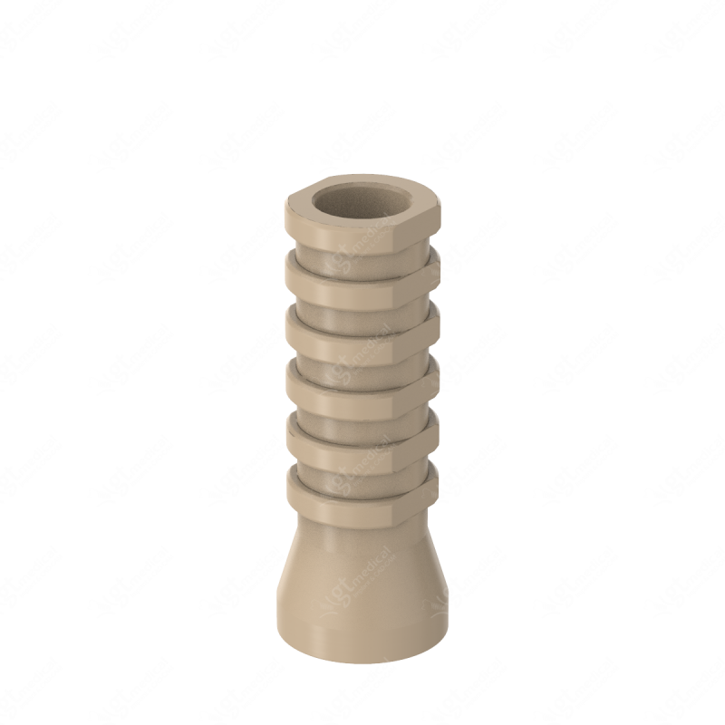 Temporary Abutment, Prime, Non Rotational, Peek for Octa RN compatible with Klockner® Vega® RV Ø4.0 / Ø4.5 G32110 – GT-Medical S.L., Abutments