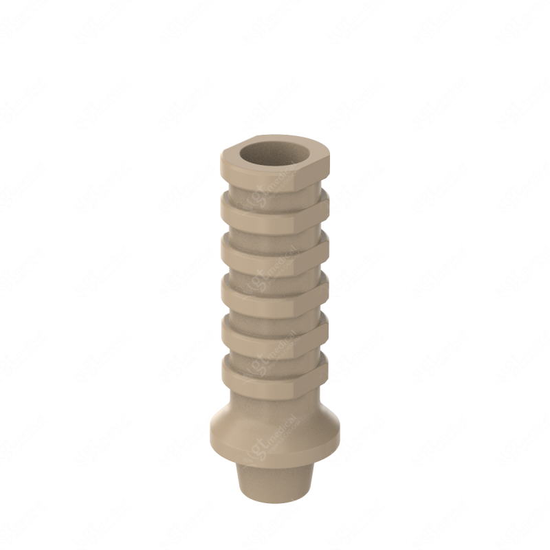 Temporary Abutment, Univ, Rotational, Peek compatible with Zimmer® Tapered SwissPlus® P4.8 G32256 – GT-Medical S.L., Abutments