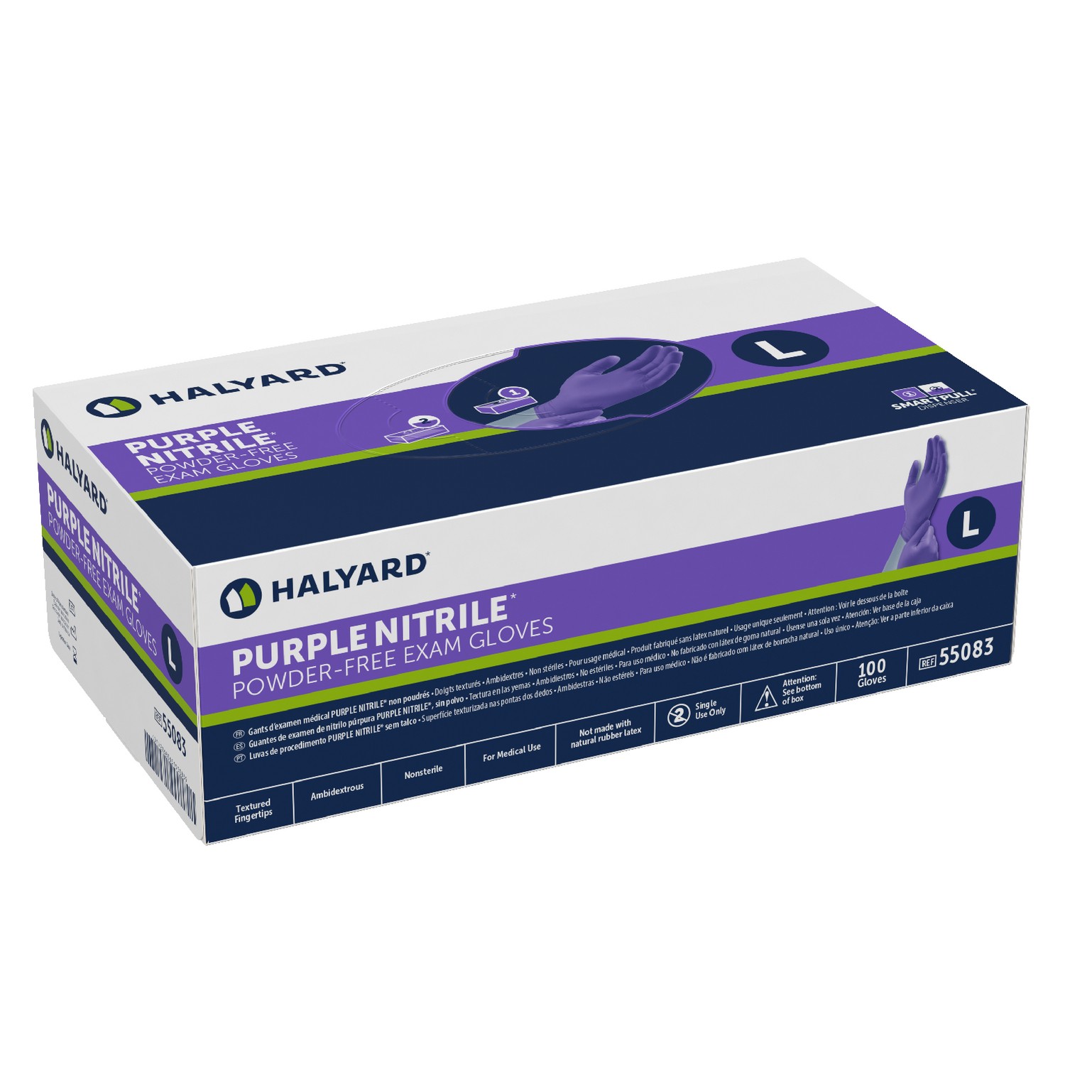 PURPLE NITRILE Onderzoekshandschoen – O&M Halyard Germany GmbH, Examination Gloves