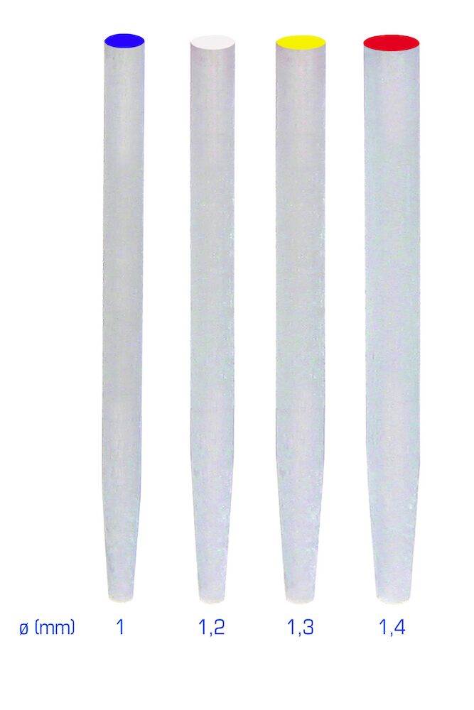 Dentoclic Translucent lasikuitunasta 1.3mm keltainen