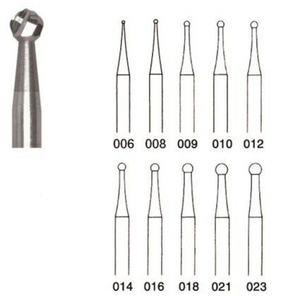 H&M Ruusu kovametalli HM1/W – JH Hammastuote Oy, Carbide Burs