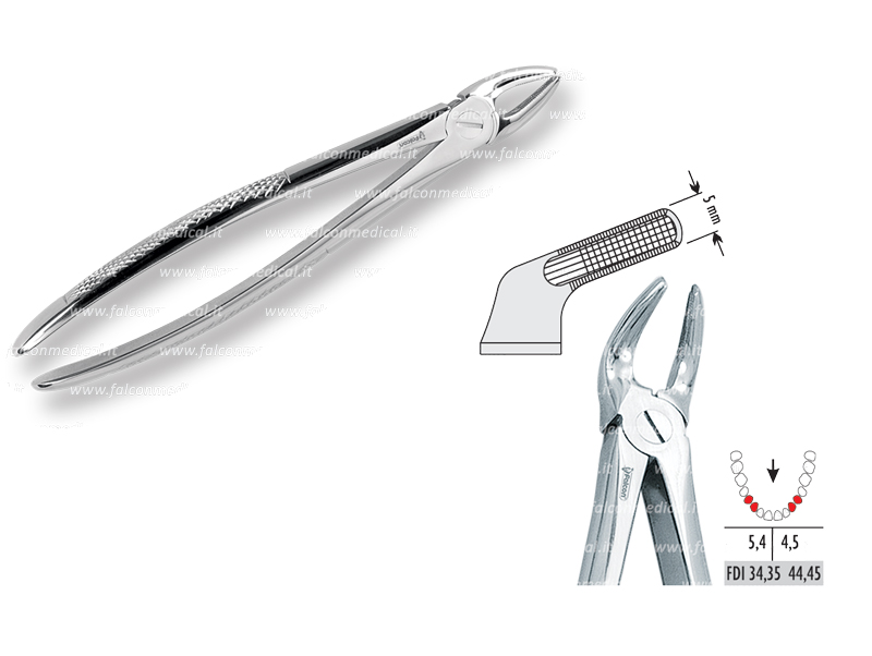 Alapremolaripihti malli 8 – JH Hammastuote Oy, Extraction Forceps