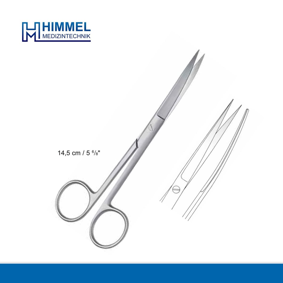 Dissecting scissors, Delicate dissecting scissors – Himmel Medizintechnik, Chirurgische Instrumente