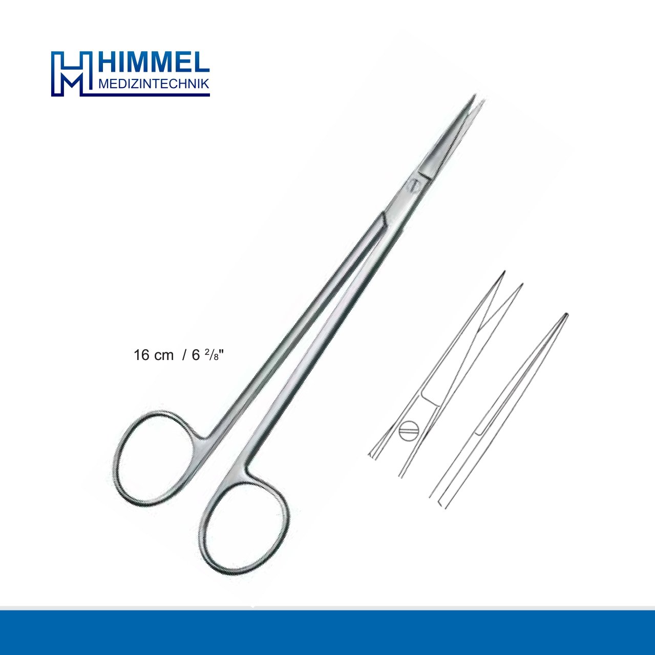 Operating scissors, dissecting scissors(Kelly) – Himmel Medizintechnik, Scissors & Needle Holders