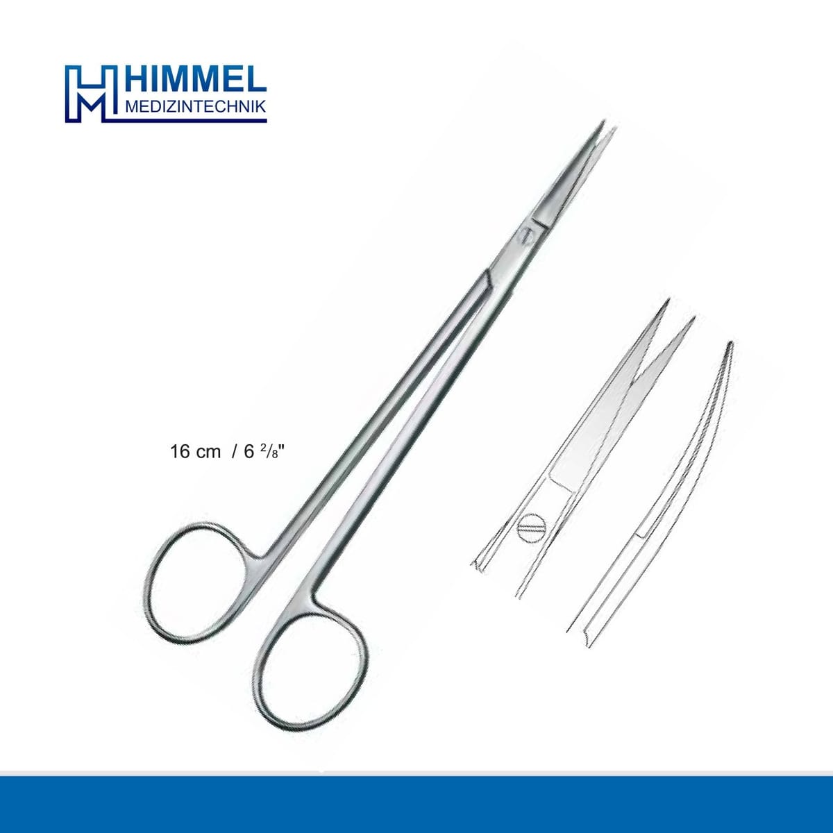Operating scissors, dissecting scissors(Kelly) – Himmel Medizintechnik, Chirurgische Instrumente