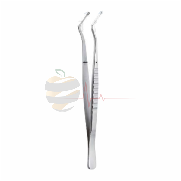 Endodontic Dental Tweezer (Serrated Tip)