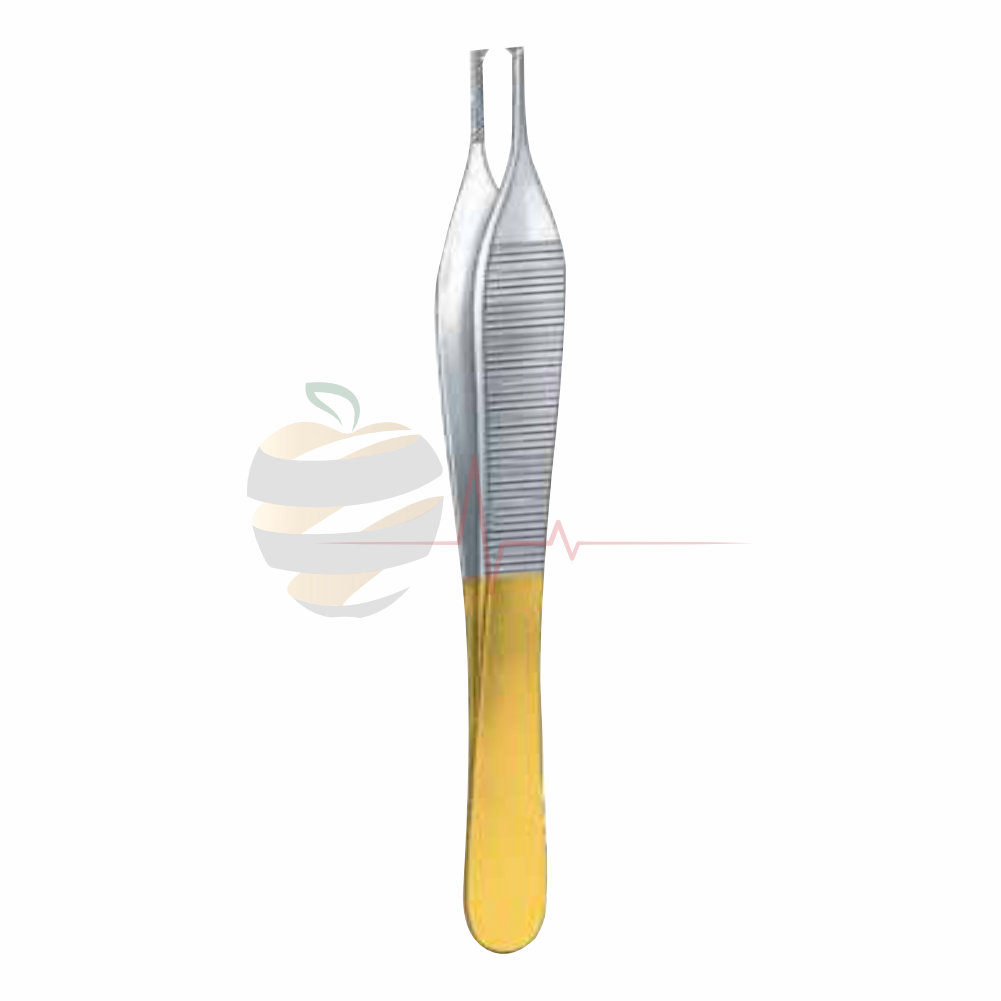 TC Micro Adson Tweezer (12cm, Gold-Plated End) – Hospimed Mfg, Pinzetten