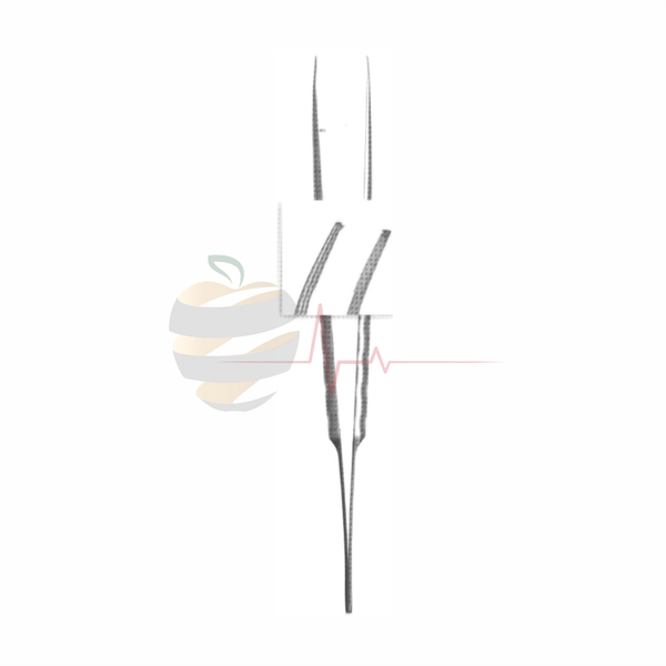 Pince courbe diamantée 1x2 (acier inoxydable)