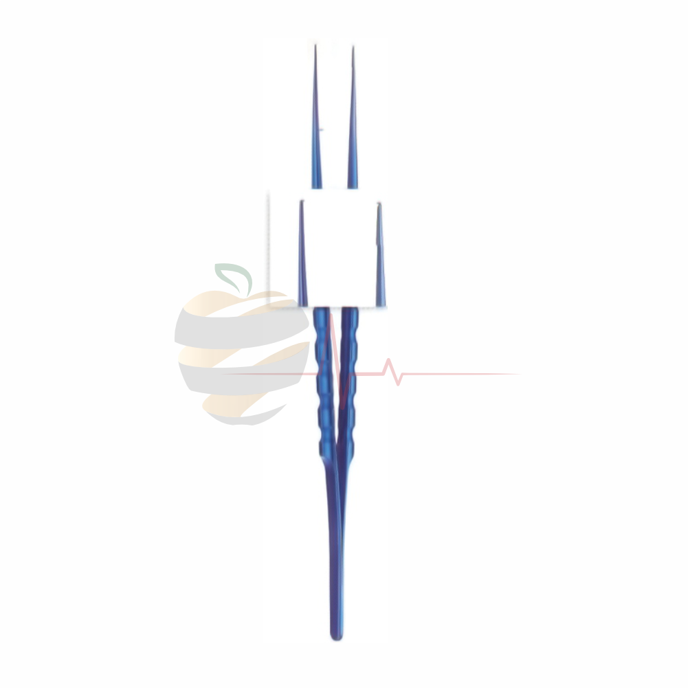 1x2 Diamond Dusted Forceps – Titanium – Hospimed Mfg, Pinzetten
