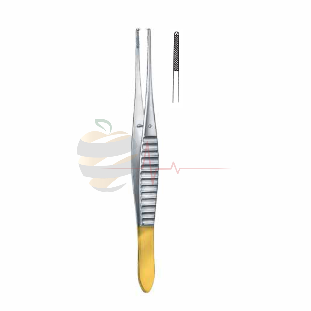 Gillies Mini Profile Tweezer (15.5cm, Gold-Plated End) – Hospimed Mfg, Pinzetten