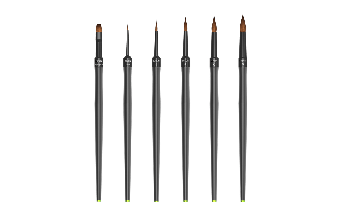 FusionBrush – HPdent Schichtpinsel mit Kolinsky & Synthetikfaser – HPdent GmbH, Instrumente für Zahntechnik