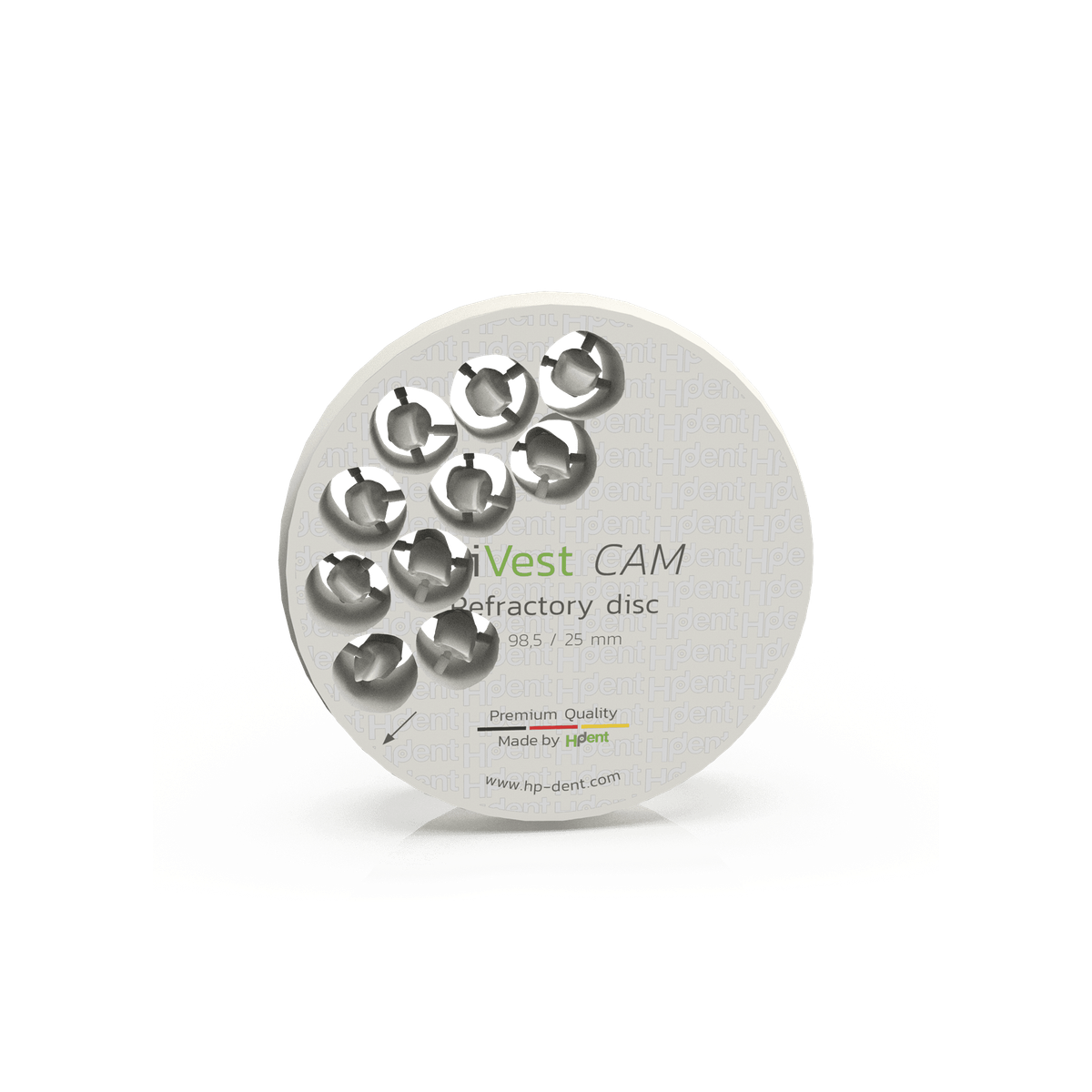 TriVest CAM – HPdent GmbH, Gypsum Additives, Die Hardeners and Plaster Removers
